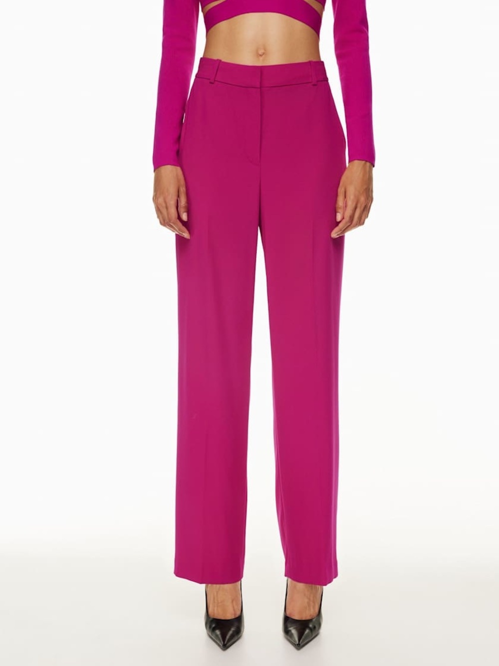Babaton pants in Fuchsia Pink